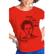 Camiseta Vermelha Curie, Mãe da Ciência Nuclear