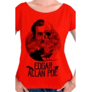 Camiseta Vermelha Os mistérios de Poe