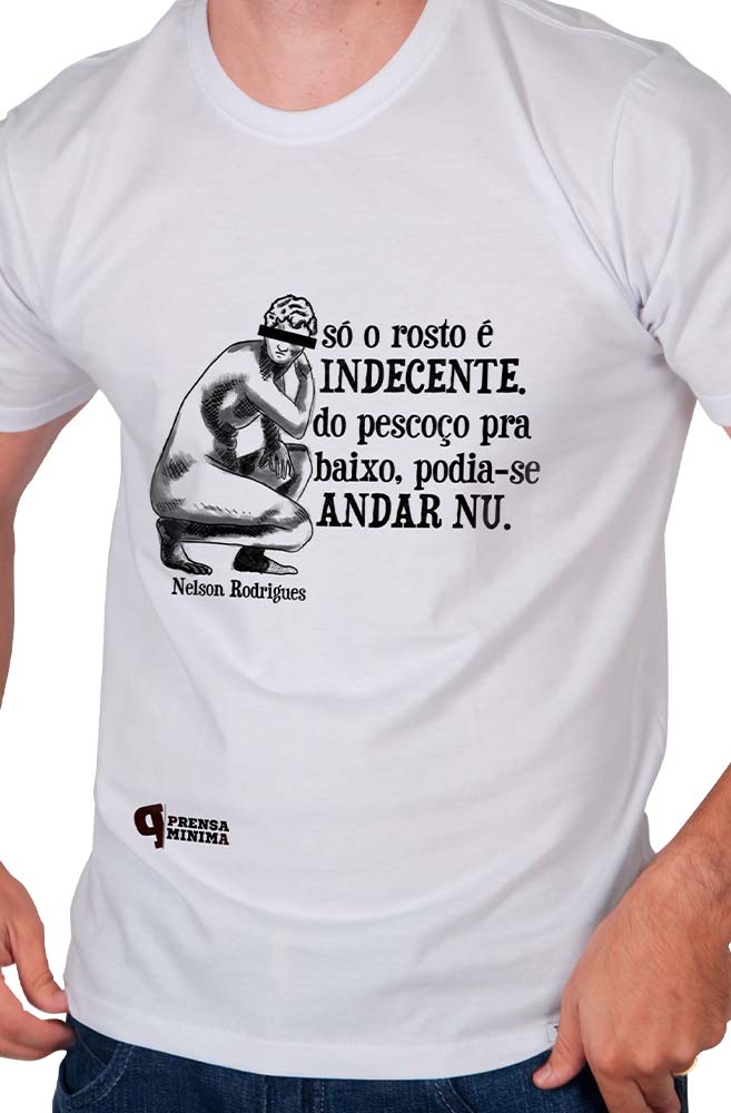 Camiseta Branca Nelson Rodrigues