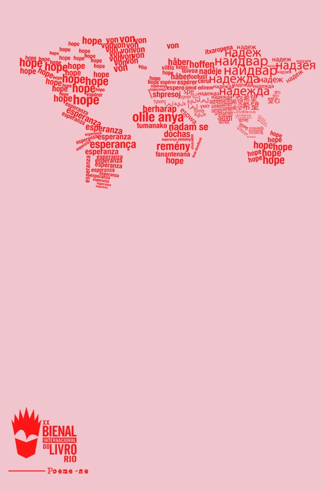 Camiseta Rosa Mapa Mundi da Esperança