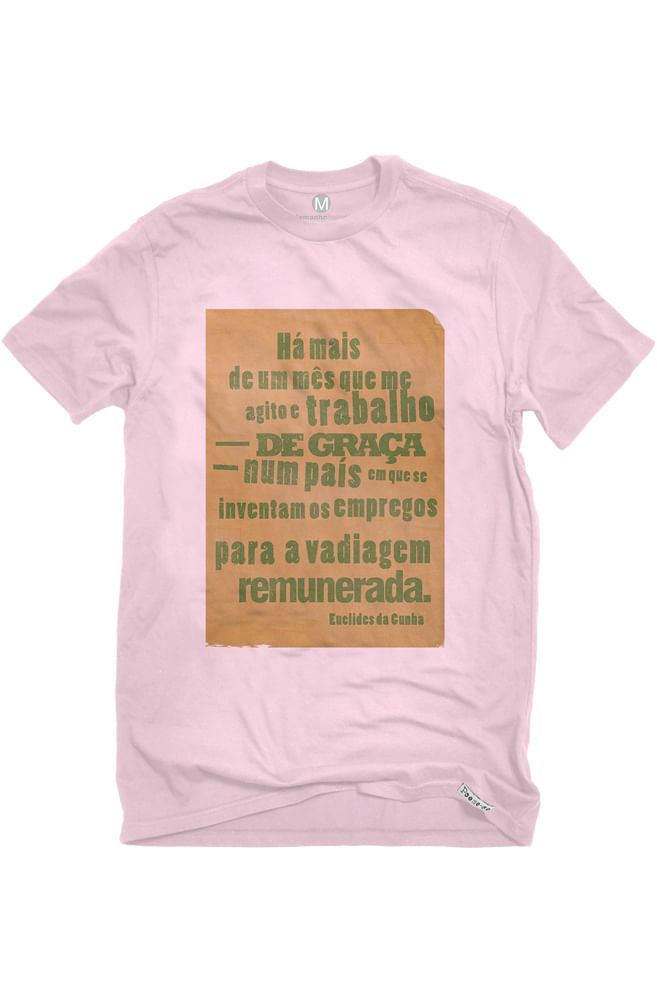 Camiseta Rosa Vadiagem Remunerada