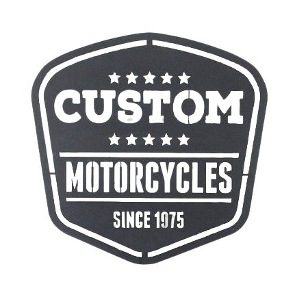 Escultura de Parede Custom Motorcycles