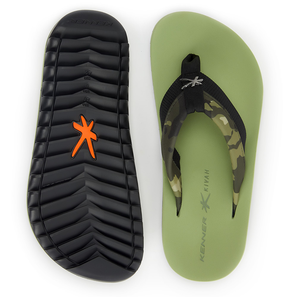 CHINELO KENNER MASCULINO KIVAH COVER ARMY HXZ