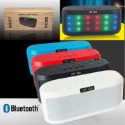 Mini Caixa de Som Bluetooth com luzes