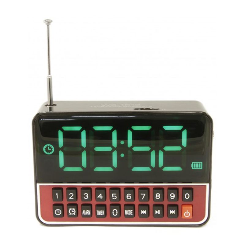 Rádio Relógio Despertador com MP3 Recarregável - Mundo Thata