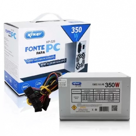 FONTE PC KP526 350W KNUP