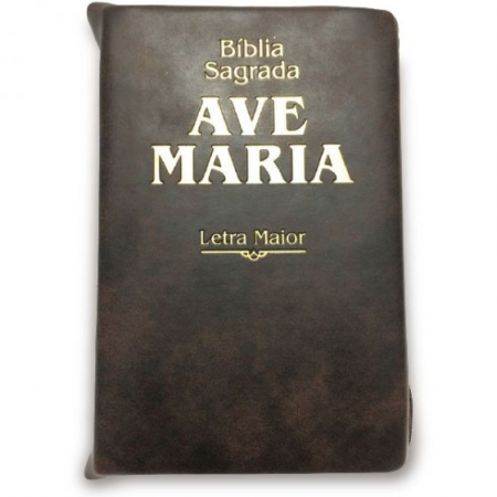 Bíblia Sagrada Ave Maria Letra Maior Zíper