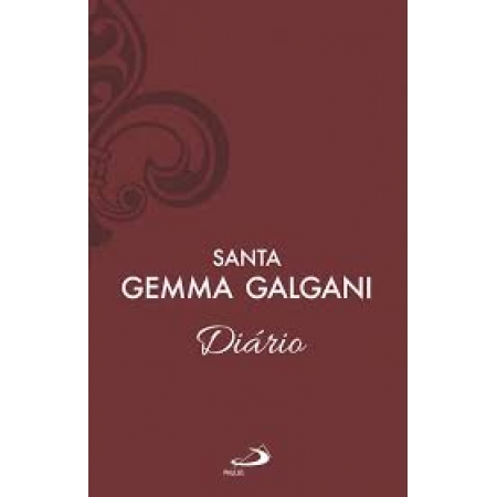 Livro Santa Gemma Galgani Diário - Luxo