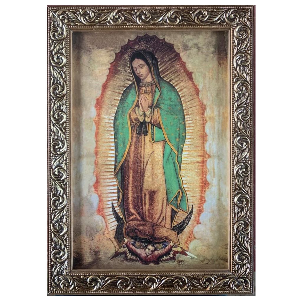 Quadro Nossa Senhora de Guadalupe 25x35cm