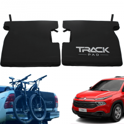 Protetor tampa traseira para bicicleta transbike Track Pad Fiat Toro 2017 a 2024
