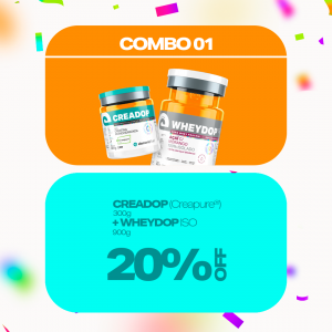 COMBO CREADOP (Creapure®) 300g + WHEYDOP ISO 900g