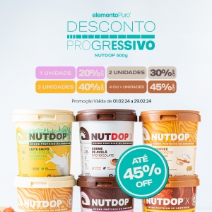 NUTDOP - Creme Proteico de Amendoim - 500g