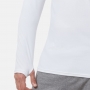 Camiseta Masculina Fitness Manga Longa com Dry Cool e Proteção UV 50+ Branca Cia Do Sono