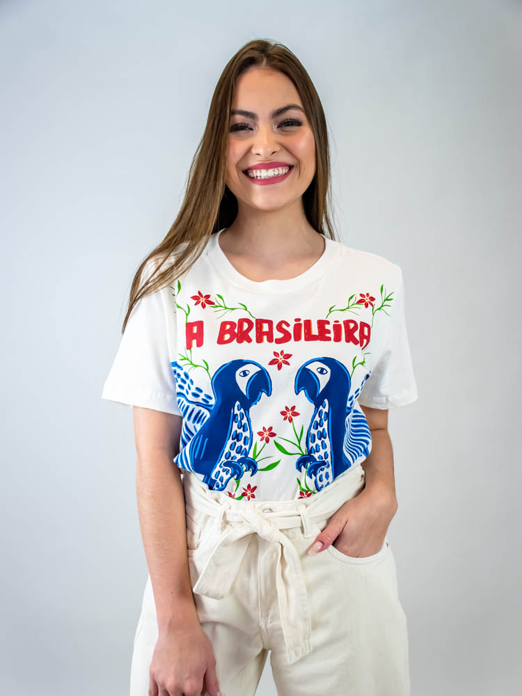 Tshirt Farm Fit Silk A Brasileira
