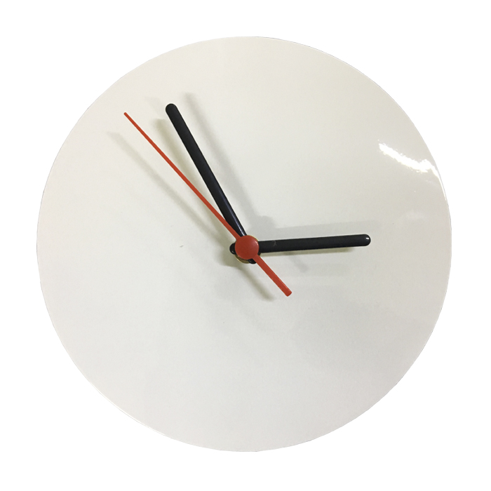 Relógio de Parede Para Sublimação Redondo 15x15 (Alumínio) - ALFANETI COMERCIO DE MIDIAS E SUBLIMAÇÃO LTDA-ME