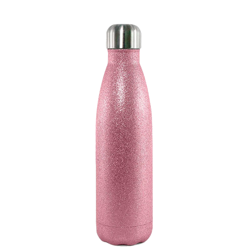 Garrafa Térmica Glitter Parede Dupla Rosa (bbb) para Sublimação 500ml  - ALFANETI COMERCIO DE MIDIAS E SUBLIMAÇÃO LTDA-ME