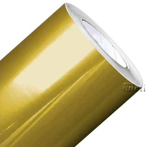Vinil Adesivo Metalizado Para Recorte Ouro 50x50cm ( Balão-Bexiga )  - ALFANETI COMERCIO DE MIDIAS E SUBLIMAÇÃO LTDA-ME