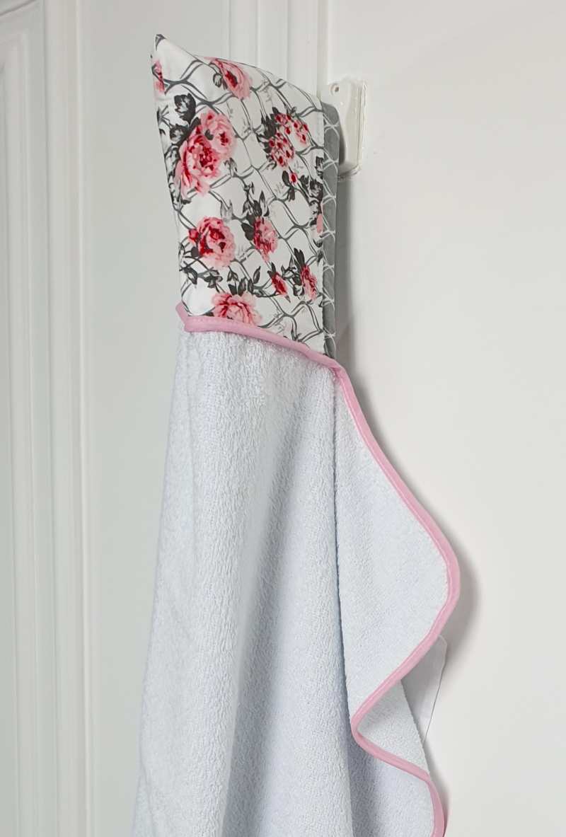 Toalha de banho com capuz Floral Passarinho