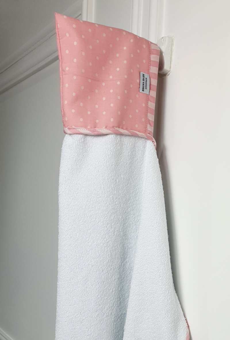 Toalha de banho com capuz Urso Elegance Rosa/Azul/Marinho