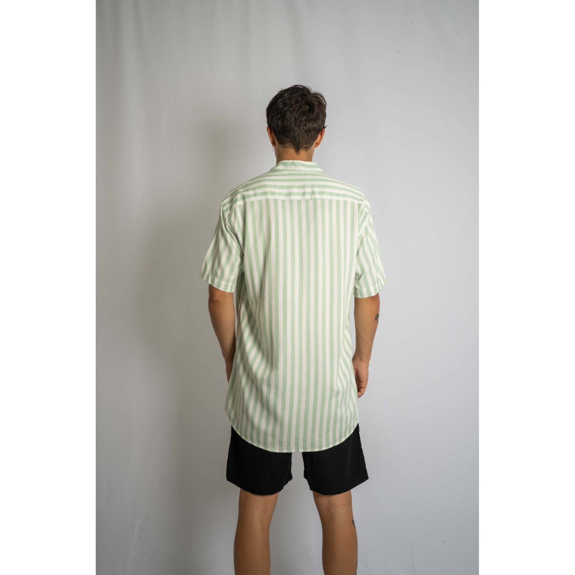 Camisa Visar - Verde/Off