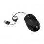 Mini mouse USB retrátil Bright Preto