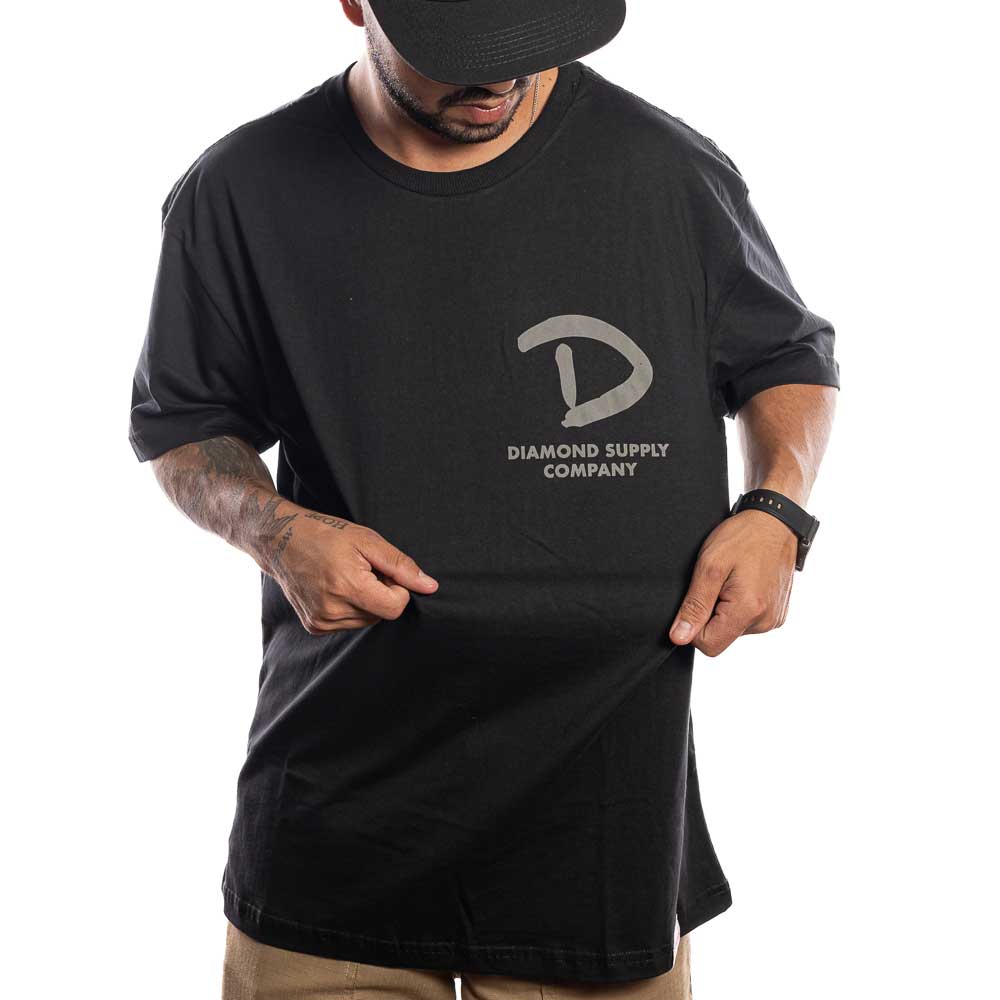 Camiseta Diamond D Supply Tee C22DMPA029 Preto