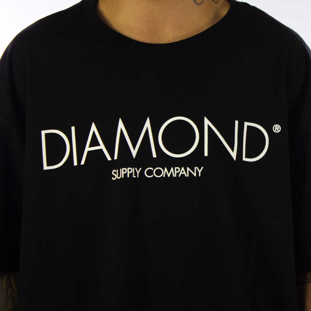 Camiseta Diamond Supply Tee Preto - D22DMPA009