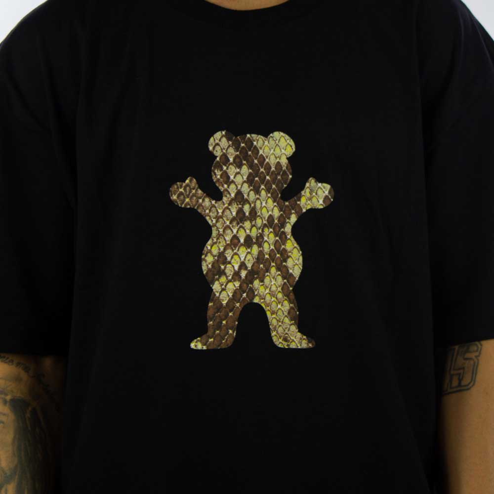 Camiseta Grizzly Animal Thug Snake S/S Tee Preto