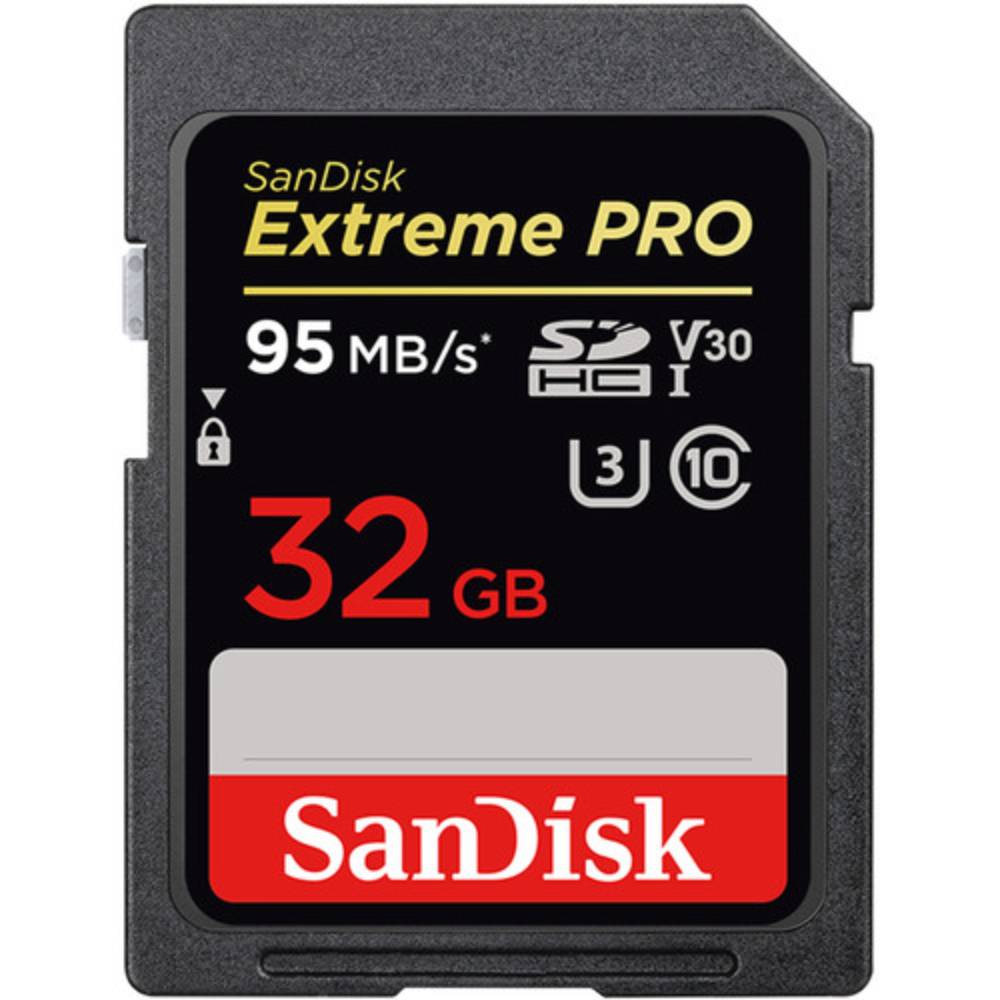 CARTÃO DE MEMÓRIA  SANDISK 32GB EXTREME PRO SDHC - 95MB/s