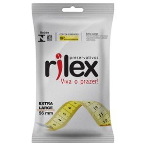 Preservativo Extra Large 03 Unidades Rilex
