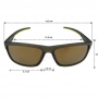 Óculos Polarizado Urban Vision Gear Rapala Com Lente Marrom UVG314A