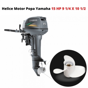 Helice Motor Popa P/ Yamaha 15 Hp 9 1/4x10 1/2 (9,25 X 10,5)