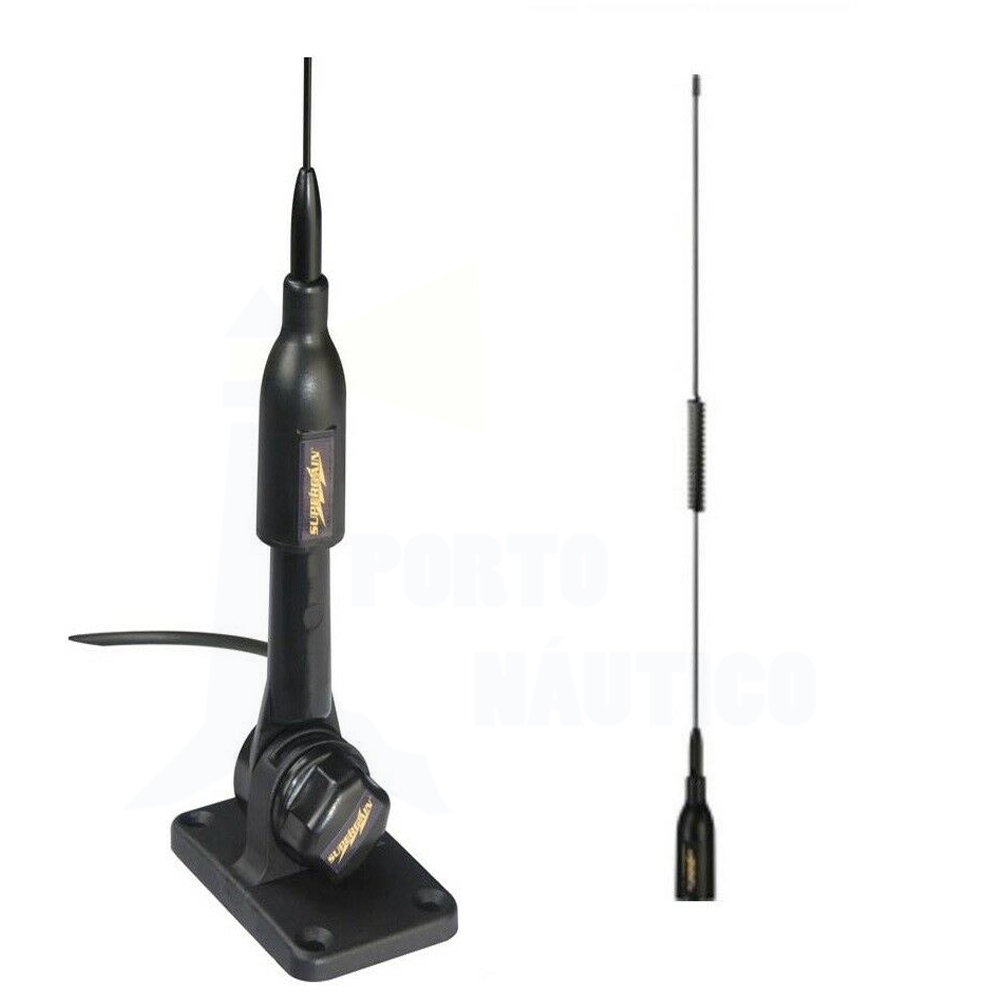 Antena VHF Flexível Para Rádio Comunicador Target 53CM 3DB
