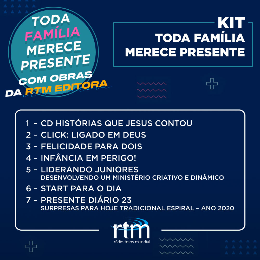 Kit Toda Família Merece Presente  - Loja RTM