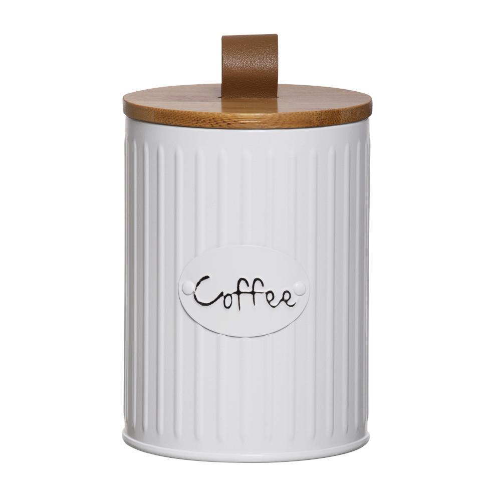 Porta Condimentos Lisse em Aço e Tampo em Bambu Coffee