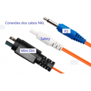 Cabo Safety Plug Jacaré Mini