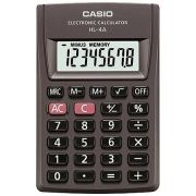Calculadora de Bolso Casio Hl-4A-S4-Dp Preta Big Display 8 Díg 4 Operações