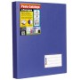 Pasta Catálogo com Ferragem Chies A4 25 Refis 2 Porta Cartões Azul Royal 1173-7