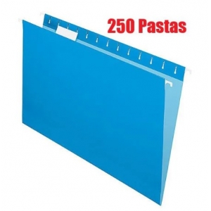 Pasta Suspensa Pendaflex Essentials Azul H.Metal 250 Unid 81623 OUTLET