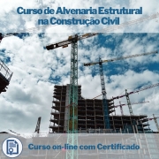 Curso on-line de Alvenaria Estrutural na Construção Civil com Certificado