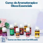 Curso on-line de Aromaterapia e Óleos Essenciais com Certificado
