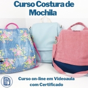 Curso on-line em videoaula Costura de Mochila com Certificado