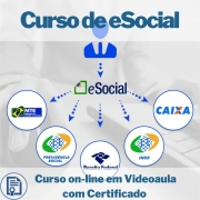Curso on-line em videoaula de eSocial com Certificado