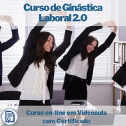 Curso on-line em videoaula de Ginástica Laboral 2.0 com Certificado