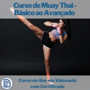 Curso on-line em videoaula de Muay Thai - Básico ao Avançado com Certificado