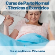 Curso on-line em videoaula de Parto Normal - Técnicas e Exercícios
