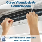 Curso on-line em videoaula Manutenção e Instalação de Ar condicionado Split com Certificado