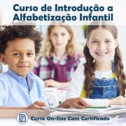 Curso Online de Introdução a Alfabetização Infantil com Certificado