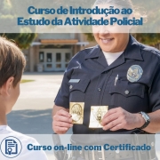 Curso Online de Introdução ao Estudo da Atividade Policial com Certificado