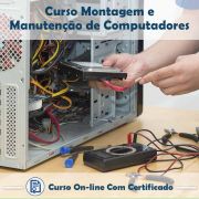 Curso online de Montagem e Manutenção de Computadores + Certificado